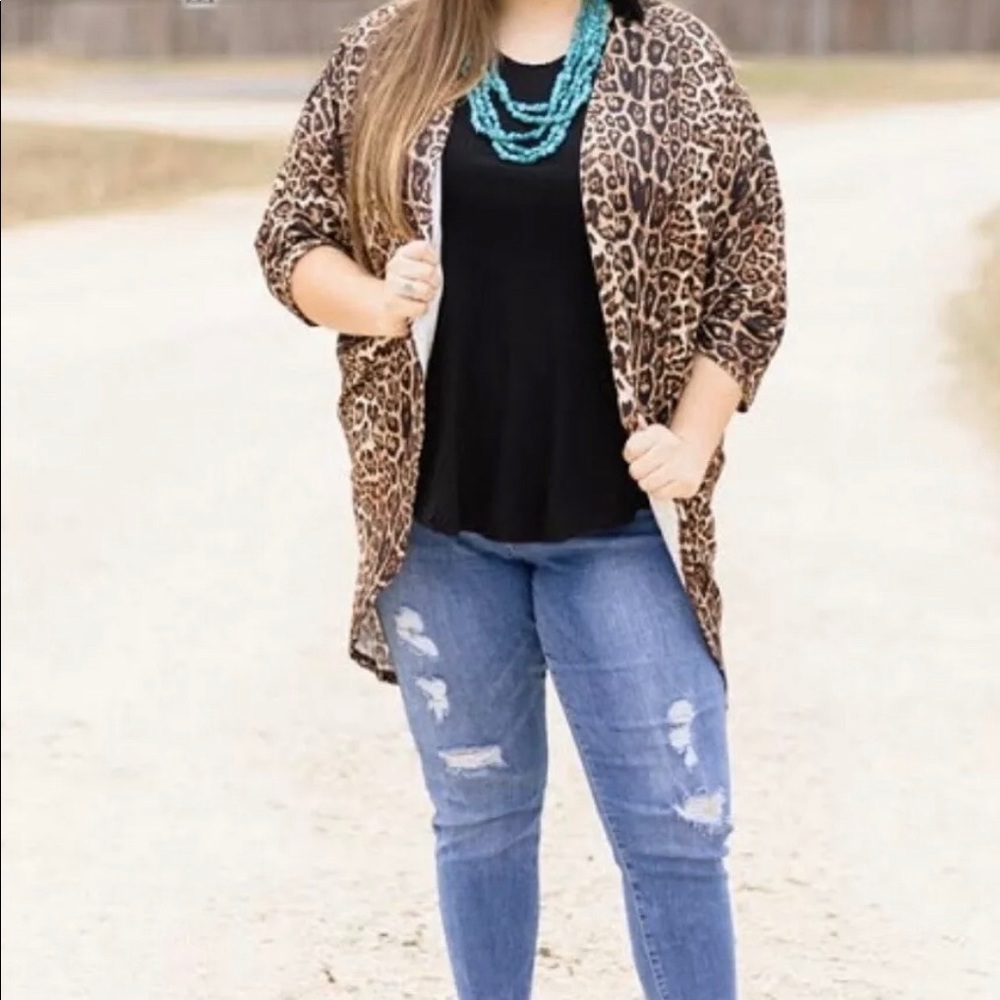 Crazy Train Leopard Kimono
